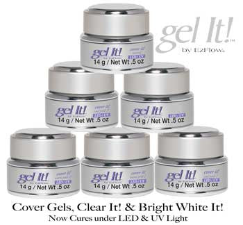 Ezflow Gel It! Cover It! Warm Pink II – LED/UV Gel, 2oz (56g), Für Nagelverstärkung Und Overlays