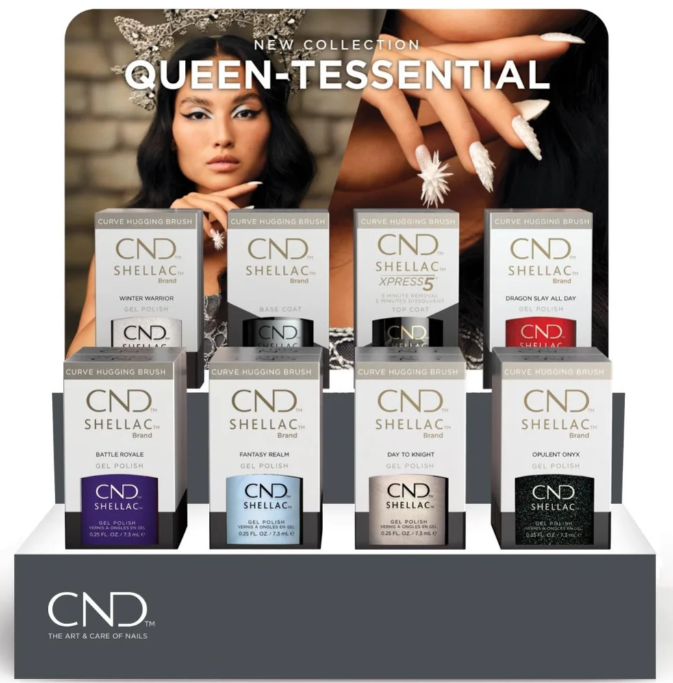 Shellac Collections CND Shellac Queen-Tessential Holiday/Winter 2024 Collection - 6 PC ...